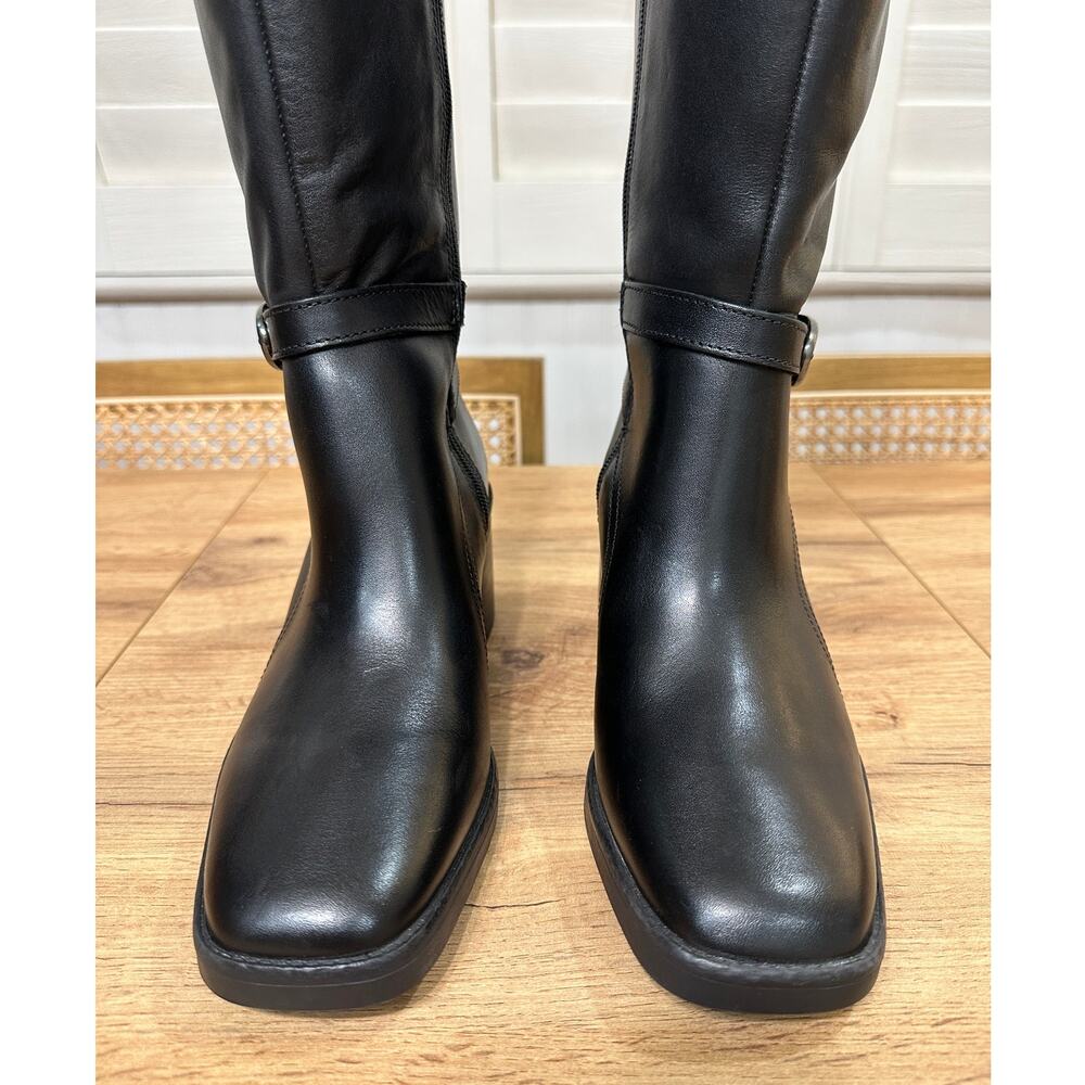 Naturalizer Women's Elliot Knee High Boots Black Leather 8.5 Wide NWOB Wide Calf - Picture 7 of 15